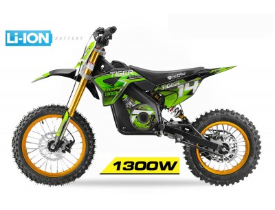 Electric Dirt Bikes Tiger 1300W 48V LI ION Electric Dirt